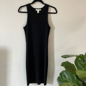 Black Midi Bodycon Dress
